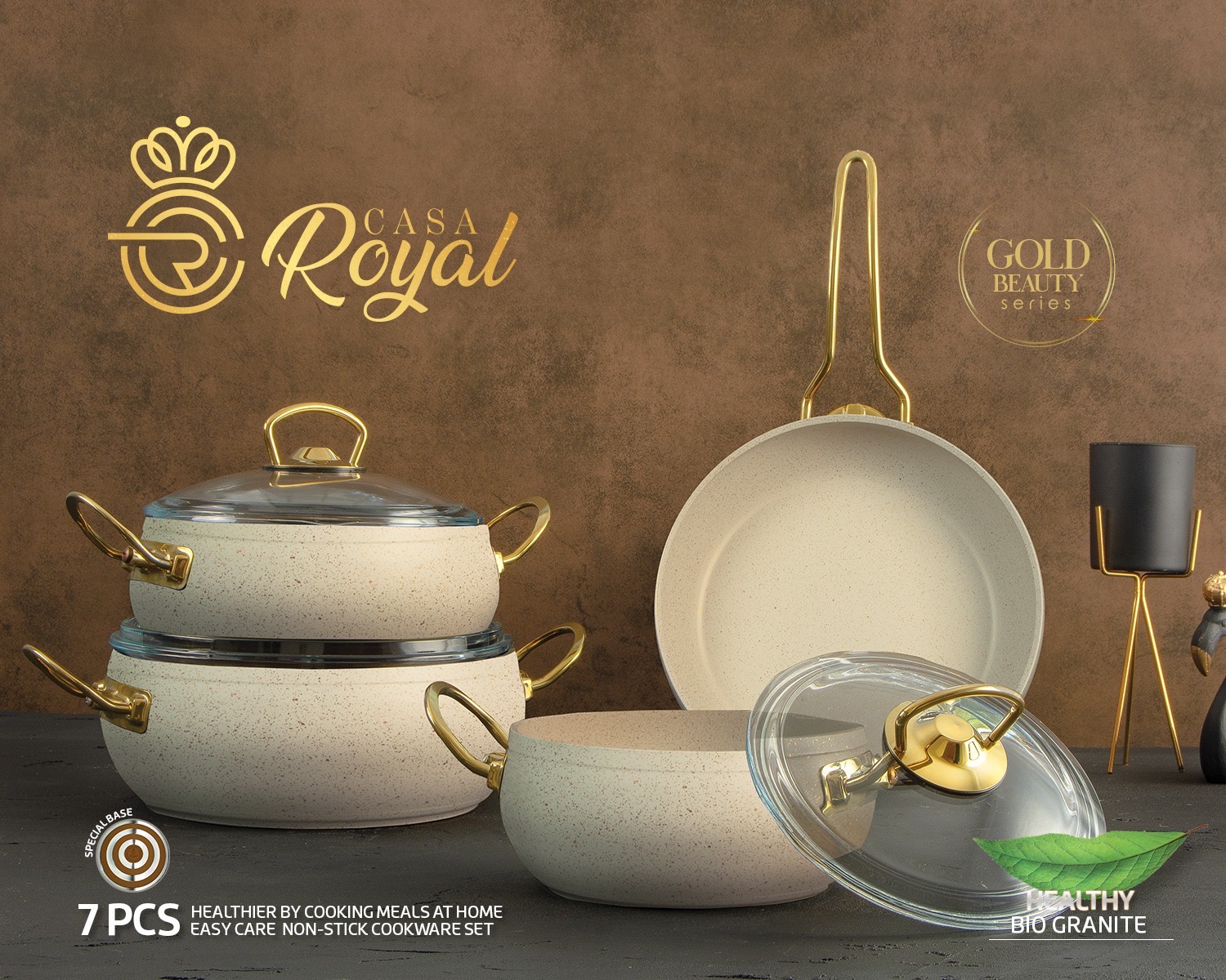 Casa Royal Gold Beauty Series. Ivory Color